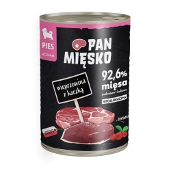 Pan Mięsko Wieprzowina z kaczką 400 g Szczeniak